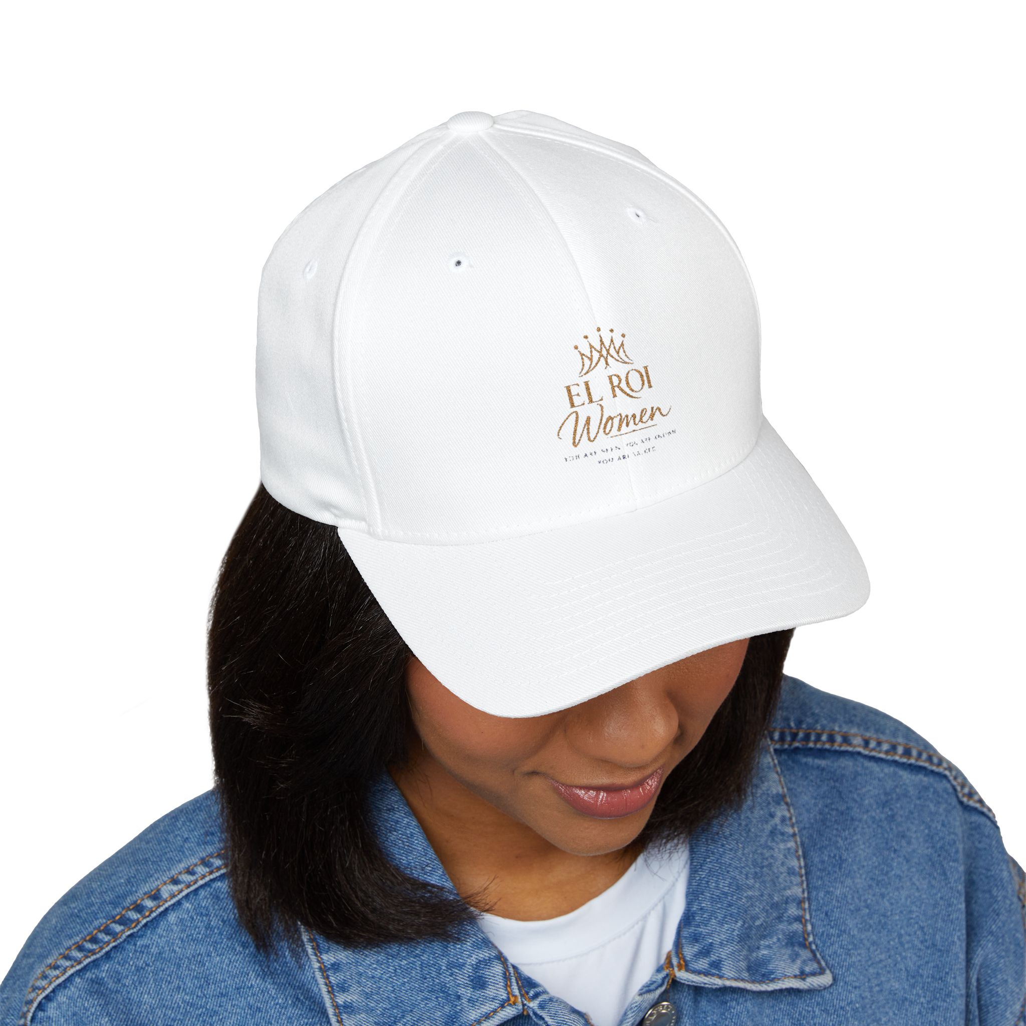 Embroidered 'El Roi Women' Crown Cap — Structured Closed-Back Baseball Hat - Image 3