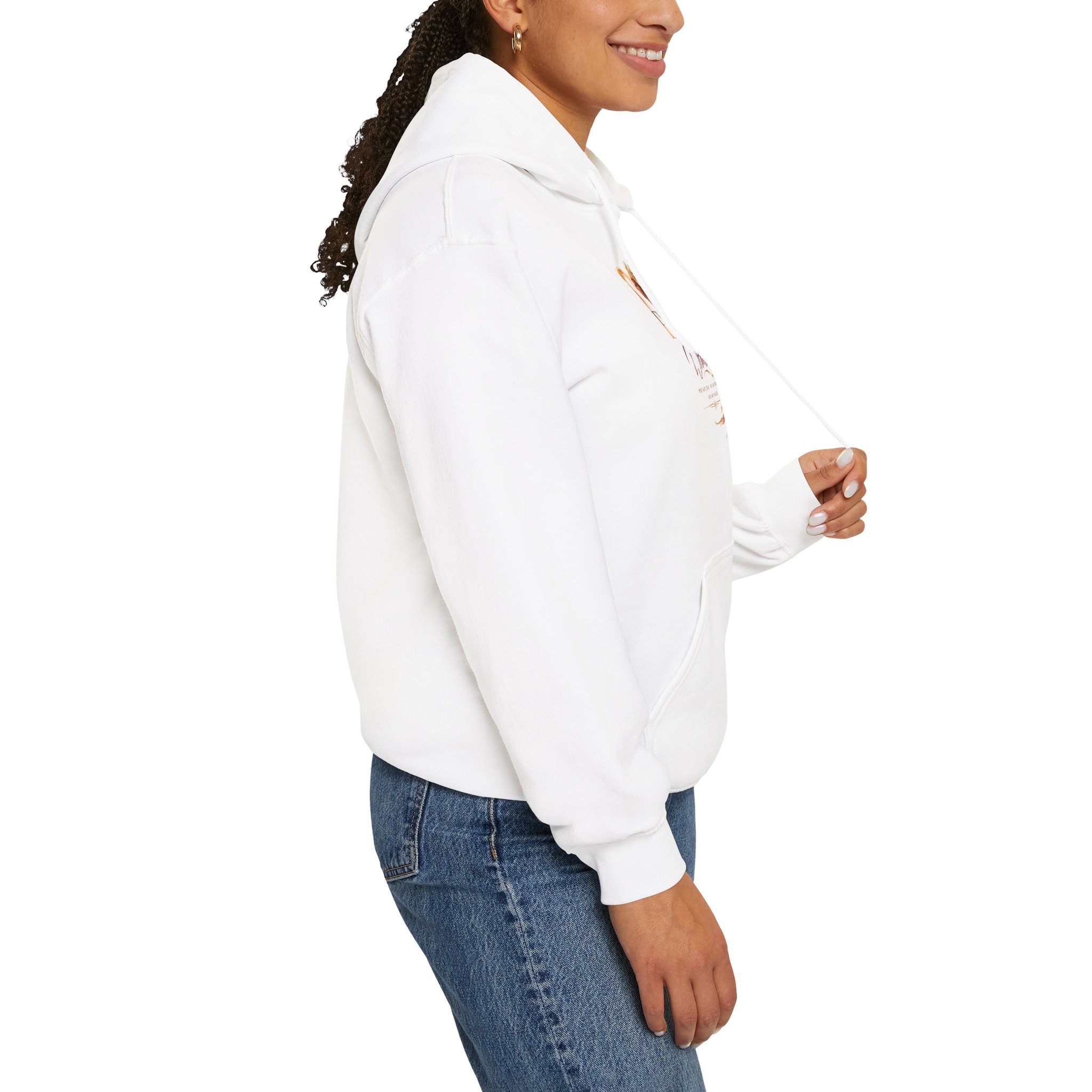El Roi Women Hoodie | Crown Script Faith Design - Image 6