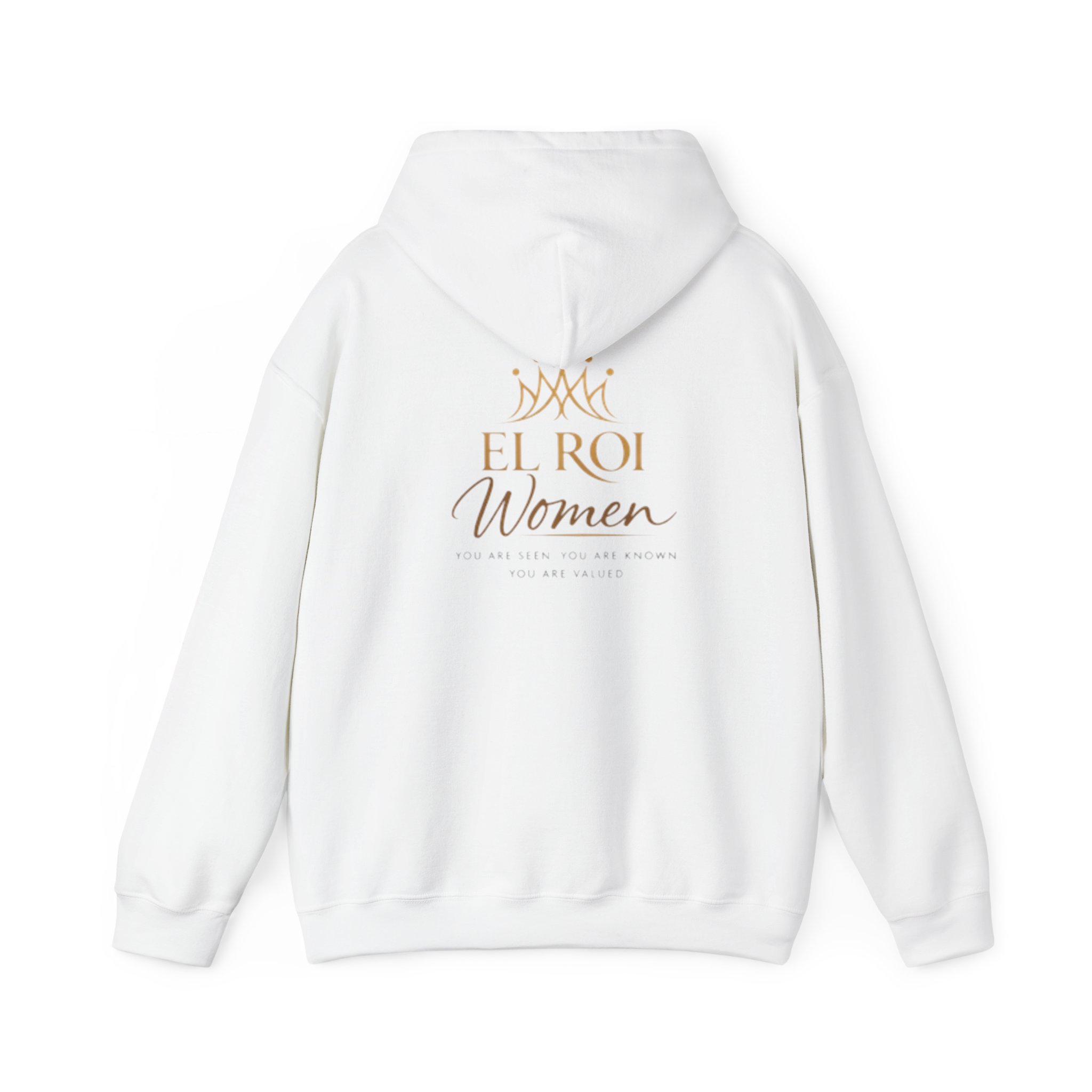 El Roi Women Hoodie | Crown Script Faith Design - Image 2